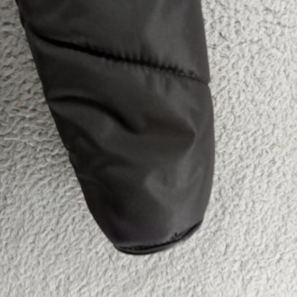 Celebrity Pink Coat Womens‎ Small Black Fitted Streetwear Quilted Faux Fur Hood - Picture 7 of 10